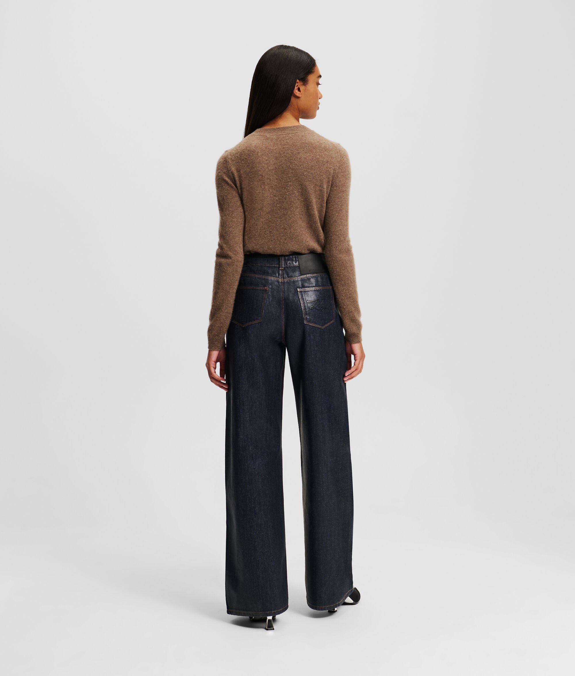 (image for) Strong Big COATED WIDE-LEG JEANS